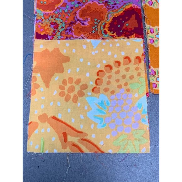 28 Precut Quilting Fabric Squares 5" Bright Patterns & Colors Cotton Patchwork - Picture 4 of 13